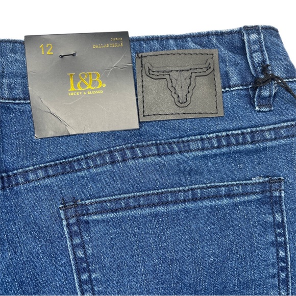 L & B Lucky & Blessed Western Beaded Jeans - Picture 11 of 16